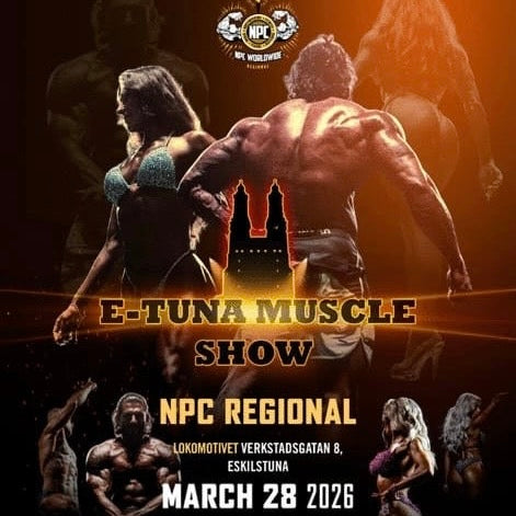 E-TUNA MUSCLE SHOW - NPC REGIONAL MARCH 28 2026// Full price 140EUR