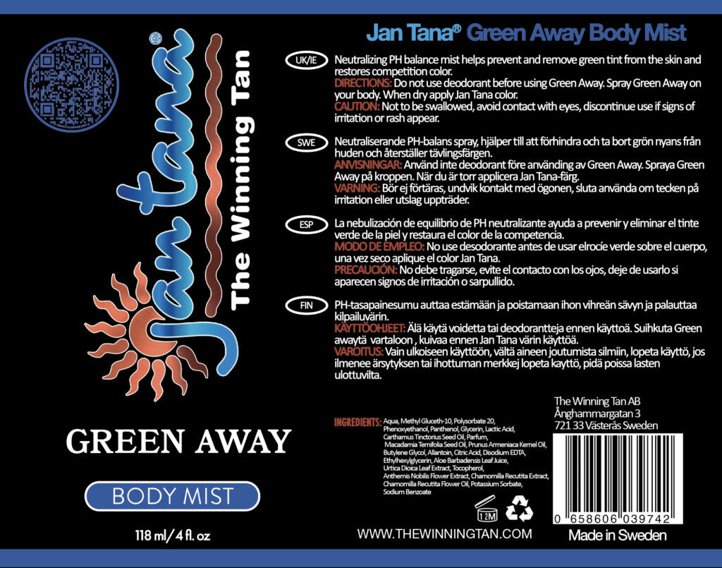 JanTana® Ultra 1 Color With Green Away & Sponge